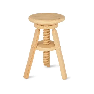 Spacio Hög Taburete de Husillo Bajo Regulable