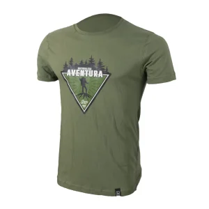 Remera con estampa M/C