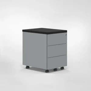 Actiu Camet | Cajonera metálica con asiento 3 cajones