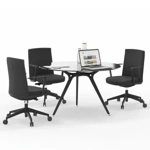 Actiu Arkitek mesa redonda cristal | A Medida