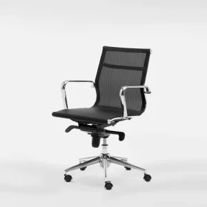 Euromof Berlín Respaldo Medio | Black Infinite