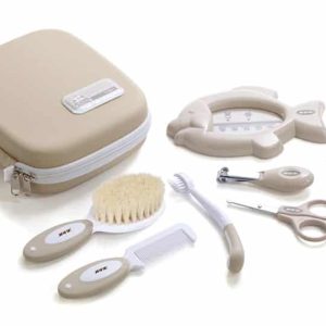 KITS SETS HIGIENE  CUIDADO Y BAÑO DEL BEBE JANE CON TERMOMETRO FUNDA TRANSPORTE ALMACENAMIENTO ORDENAR