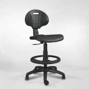 Spacio Black Eye Taburete con Ruedas | A Medida